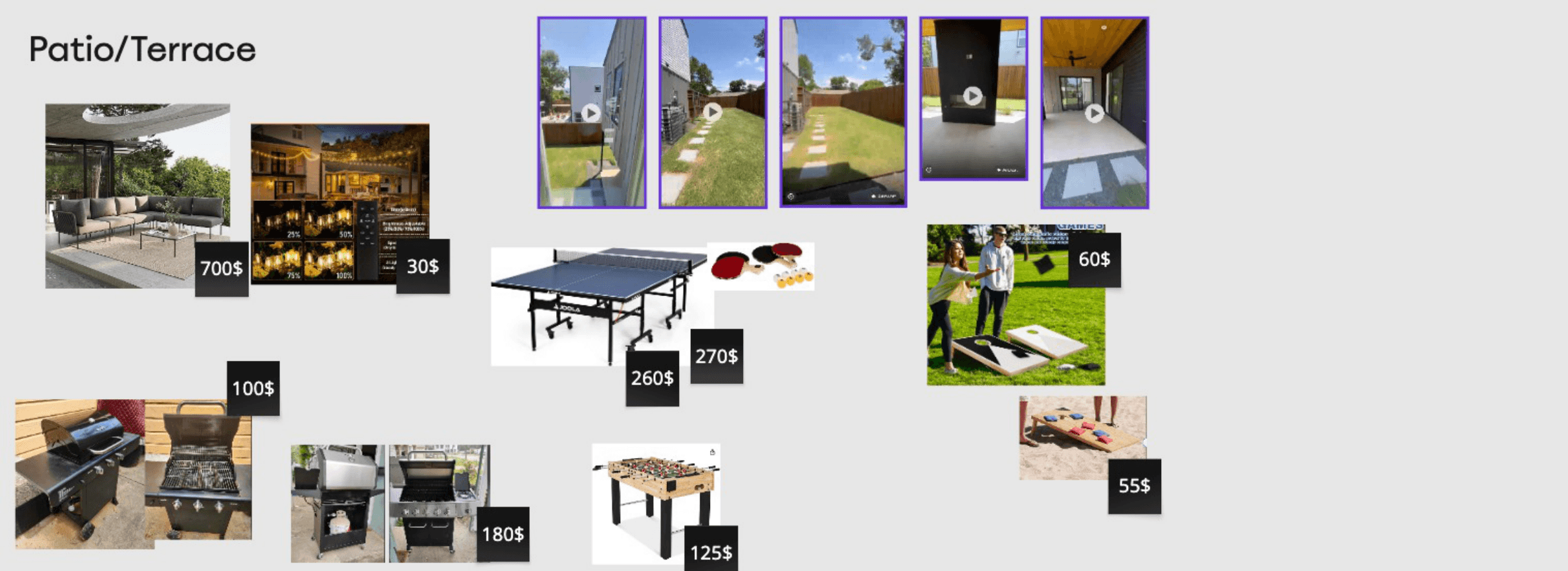 The Scandi hero shot featuring living room with 85-inch strategy wall