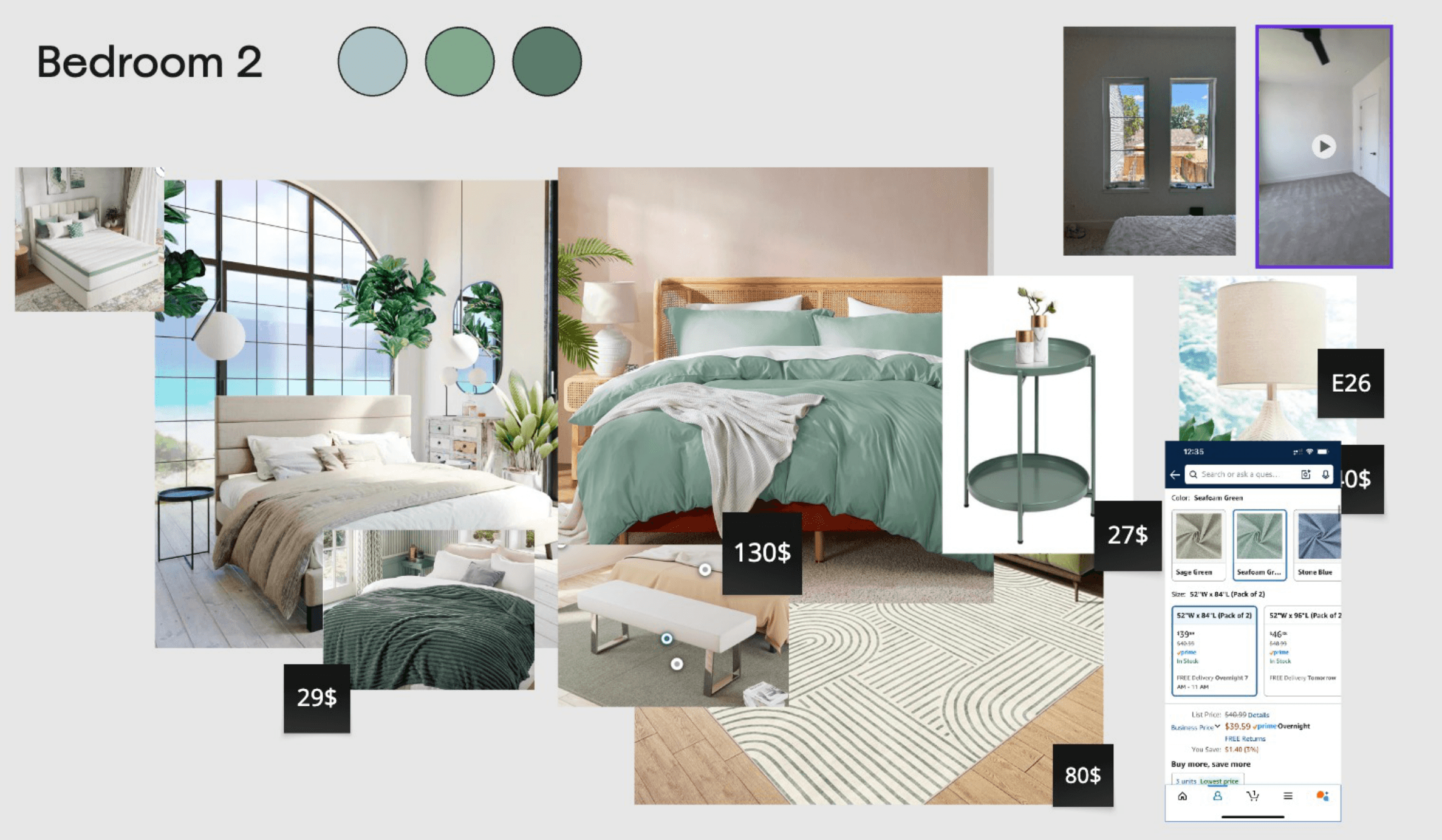Lighting design plan with programmable scenes